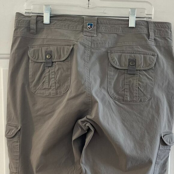 Kuhl Woman's Splash Khaki Convertible Outdoor Trail Roll-Up Pants Sz 14Reg - Picture 4 of 7